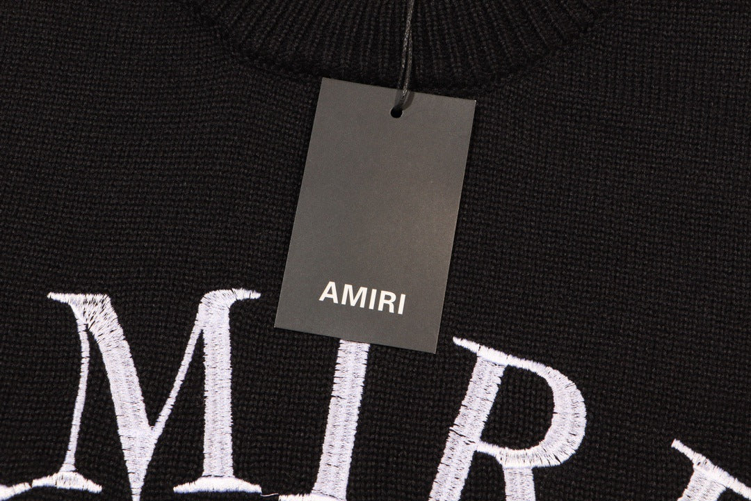 AMlRl Distressed Arts District Cotton Sweaters AMIRI