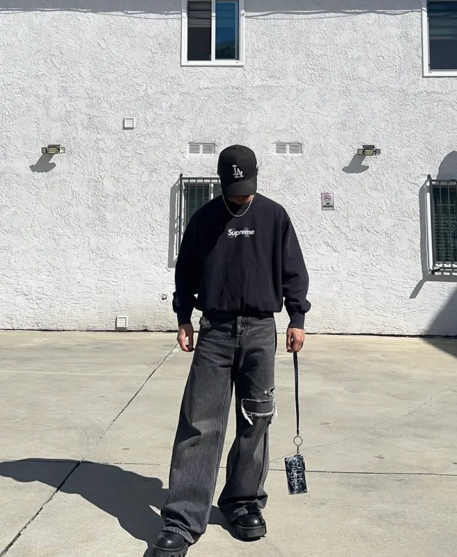 Supreme Washed Box Logo SS 25 Sweatshirt