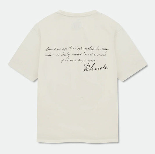 RHUDE Crewneck Cotton Tee