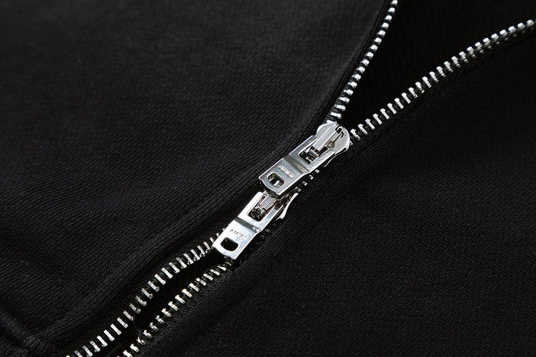 AMIRI MA flames zip hoodie