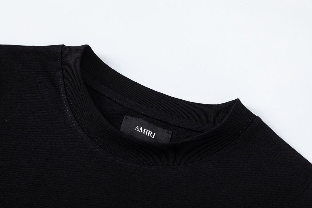 AMIRI crystal-embellished logo-print T-shirt
