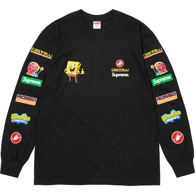 Supreme 25ss Spongebob Long Sleeve Tee