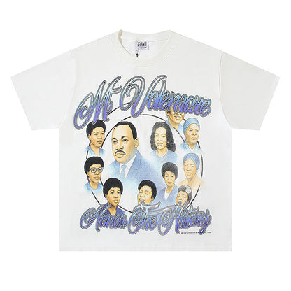 Letter Head Graphic T-shirt