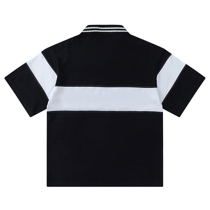 AMIRI stripe-detail logo polo shirt
