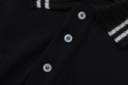 AMIRI stripe-detail logo polo shirt
