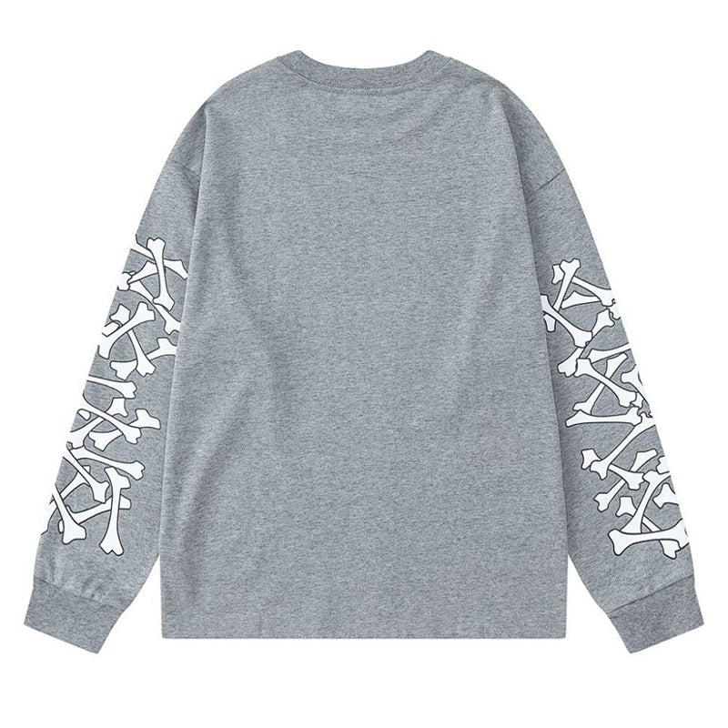 AMIRI Bones Stacked T-shirt Long Sleeve Tee