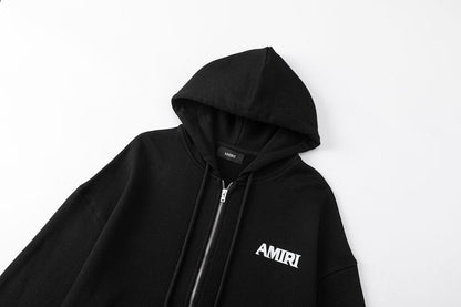 AMIRI relaxed zip up hoodie