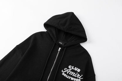 AMIRI Club Amiri zip up hoodie