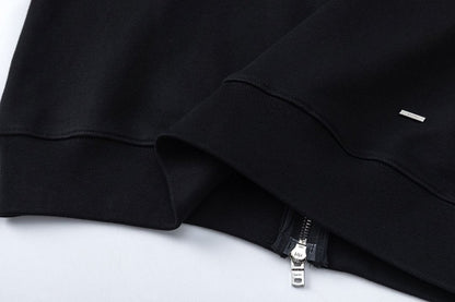 AMIRI Crystal AM Logo-print zip-up hoodie