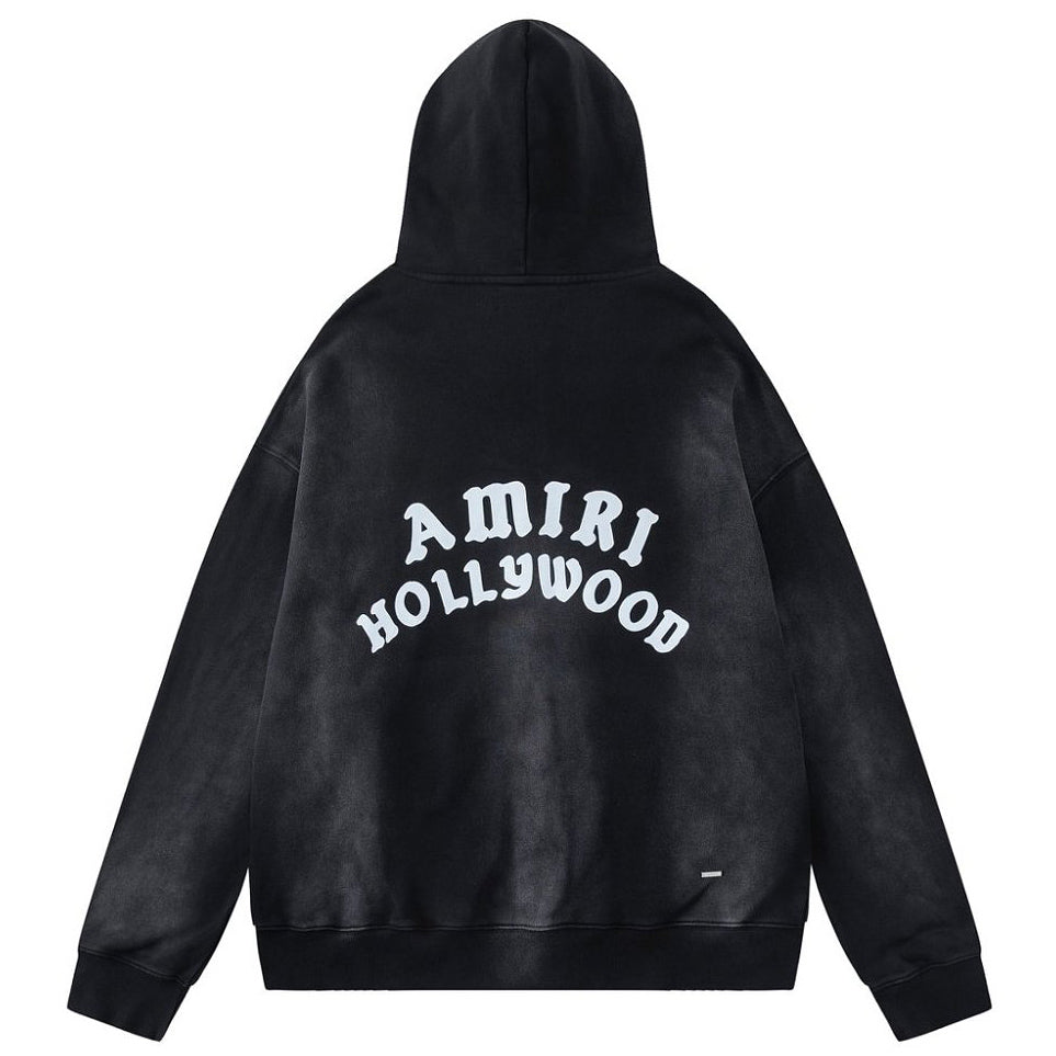 AMIRI Hollywood Zip Hoodie Black