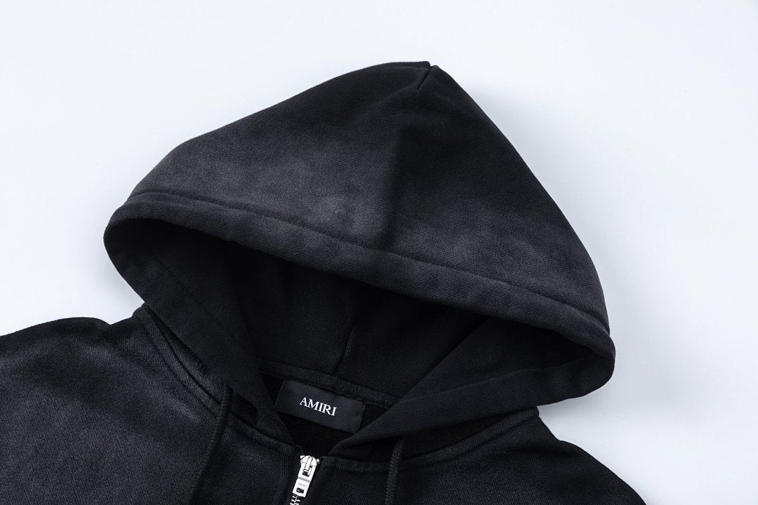 AMIRI Hollywood Zip Hoodie Black