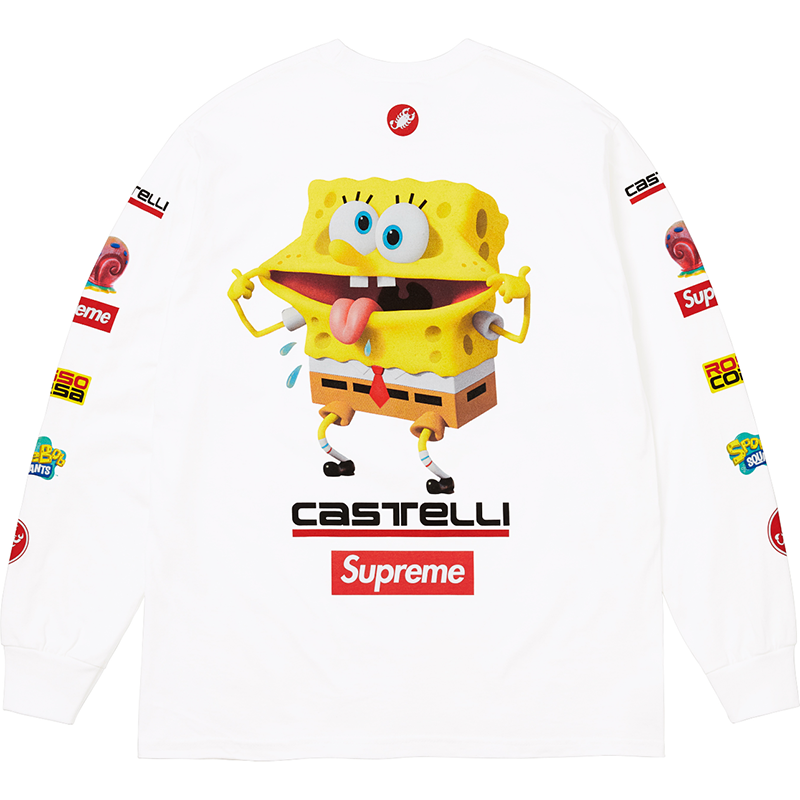 Supreme 25ss Spongebob Long Sleeve Tee