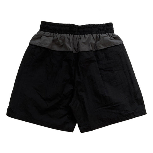 RHUDE Colorblock embroidered letters Shorts
