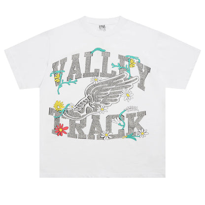 VALLEY Vale Forever WHITE BLING Rhinestone TEE