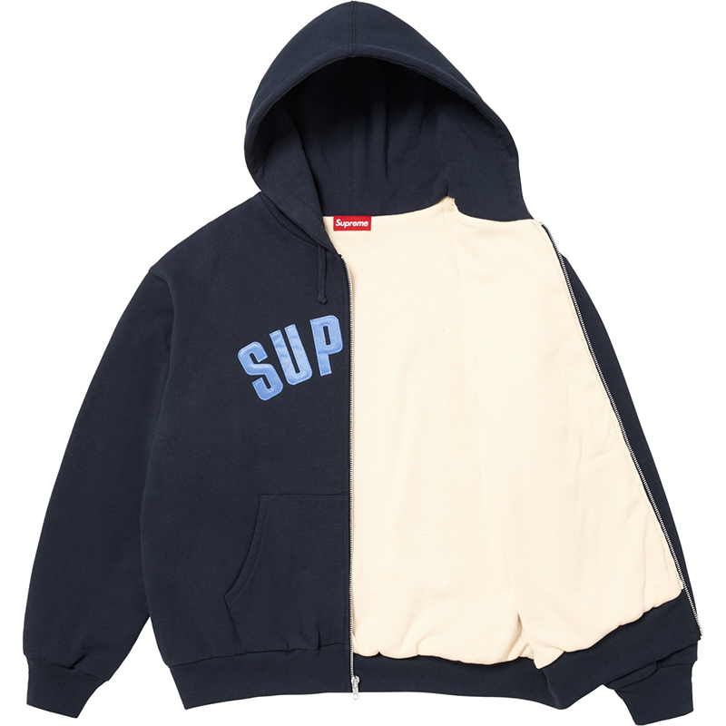 Supreme 25FW Arc Thermal Lined Zip Up Hoodie